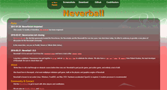 Desktop Screenshot of neverball.org