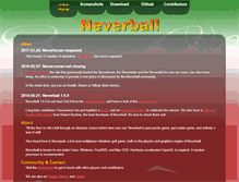 Tablet Screenshot of neverball.org